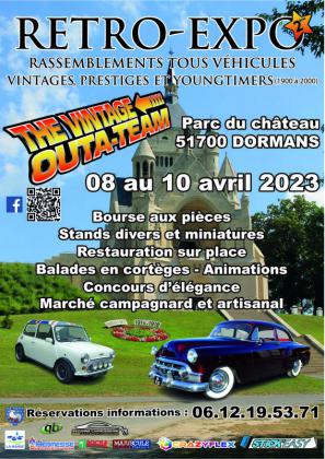 Retro expo véhicules vintage , prestiges et youngtimer - Dormans
