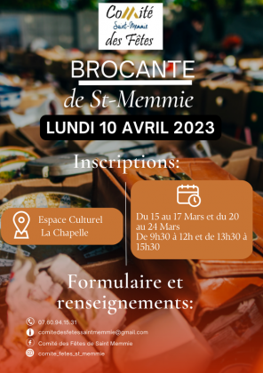 Brocante, Vide grenier - Saint-Memmie