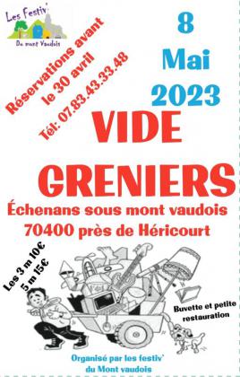 Vide-greniers - Échenans-sous-Mont-Vaudois