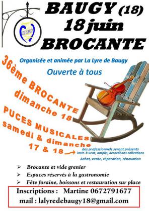 Brocante, vide grenier, puces musicales - Baugy
