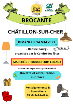 Brocante, Vide grenier - Châtillon-sur-Cher