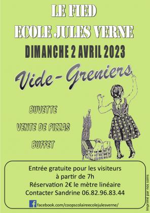 Vide-grenier 2023 Ecole Jules Verne - Le fied