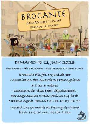 Vide-greniers - fête foraine - Fresnoy-le-Grand