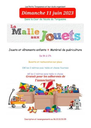 Malles aux jouets, vêtements articles de puériculture - Le Torquesne