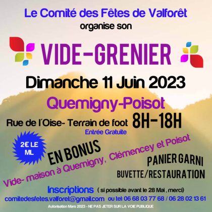 Vide-greniers - Quemigny-Poisot