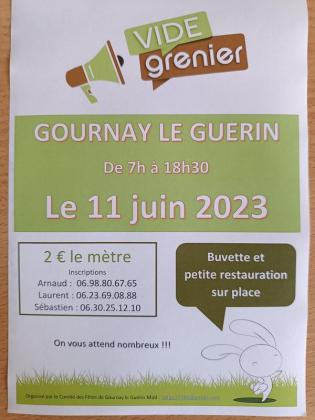 Vide-greniers - Gournay-le-Guérin