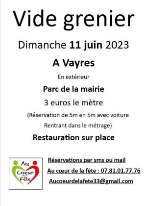 Vayres - Vide-greniers