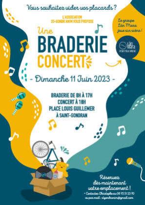 Saint-Gondran - Braderie concert