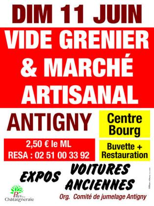 Vide grenier et marché artisanal - Antigny