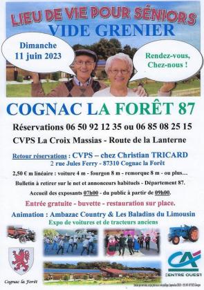 Vide-greniers - Cognac-la-Forêt