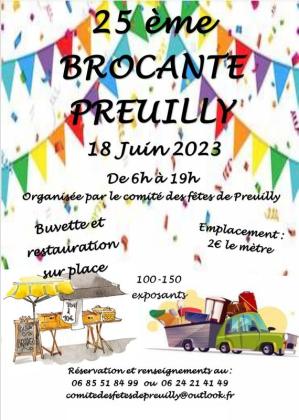 Brocante, Vide grenier - Preuilly