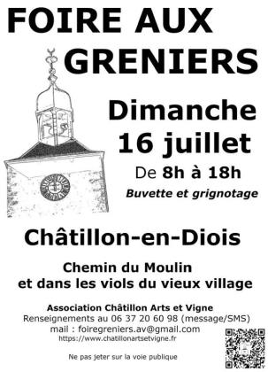Foire aux greniers - Châtillon-en-Diois