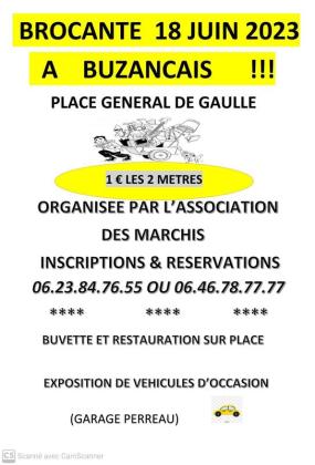 Brocante, Vide grenier - Buzançais