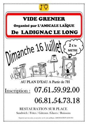 Vide-greniers - Ladignac-le-Long