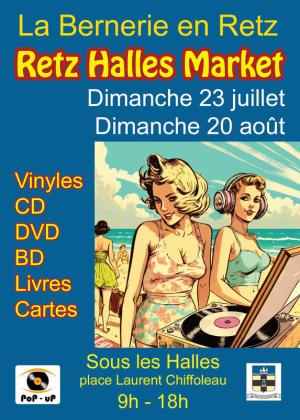 Retz halles market - La Bernerie-en-Retz