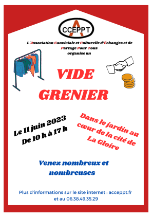 Vide grenier de La Gloire