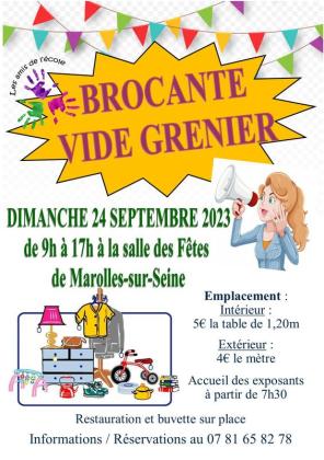 Brocante, Vide grenier - Marolles-sur-Seine