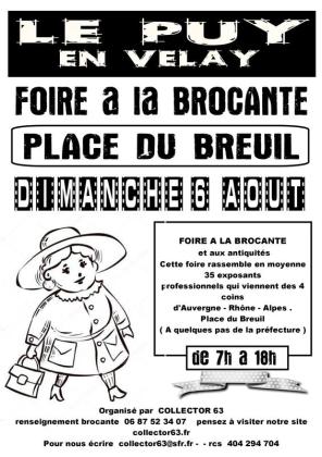 Foire a la brocante et aux antiquités - Le Puy-en-Velay