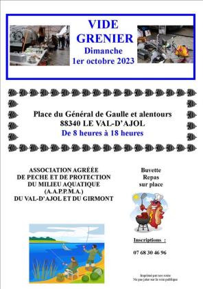 Vide grenier de la société de pêche - Le Val-d'Ajol