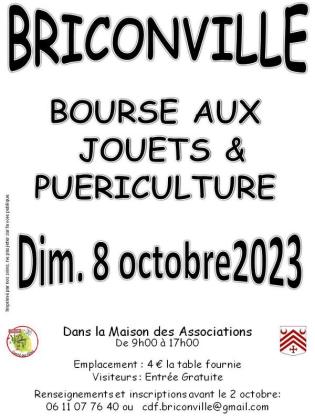Bourse puériculture et jouets - Briconville