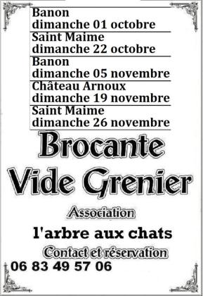 Brocante, Vide grenier - Banon