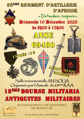 18ème bourse militaria & antiquités militaires - Anse