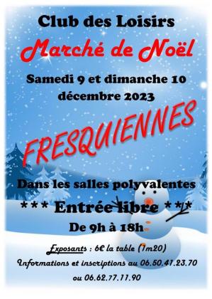 Marché de noël - Fresquiennes