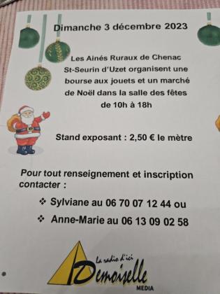 Bourse aux jouets - puériculture - Chenac-Saint-Seurin-d'Uzet