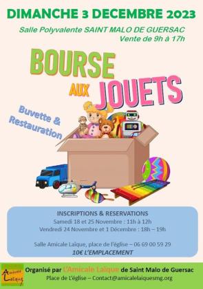 Bourse aux jouets - Saint-Malo-de-Guersac