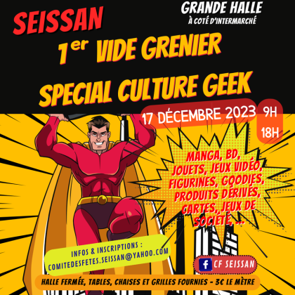 Vide grenier spécial culture geek - Seissan