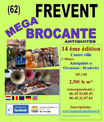 Méga Brocante, Vide grenier - Frévent