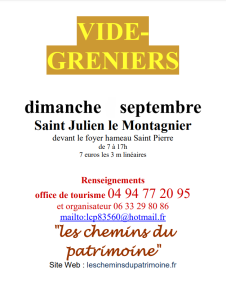 Vide-greniers - Saint-Julien