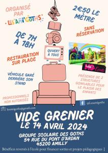 Brocante annuel - Groupe scolaire les Goths Amilly 45