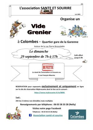 Vide-Grenier Colombes - Quartier gare de la Garenne