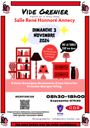 Vide Grenier du Annecy Hockey