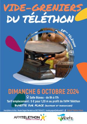 Vide grenier du Télthon