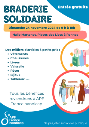 Braderie APF France handicap