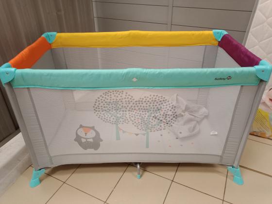 Lit pliant bébé + matelas