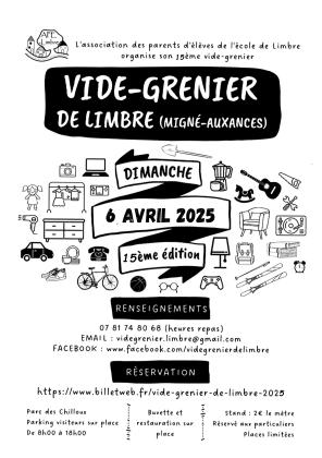 15 ème édition du vide grenier de Limbre