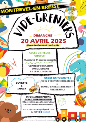 Vide-greniers - Montrevel-en-Bresse