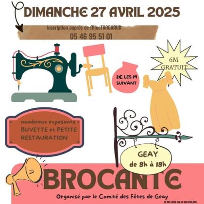 Brocante, Vide-greniers - Geay