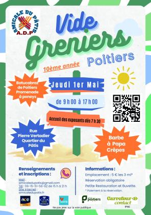 Vide-greniers au Pâtis à Poitiers