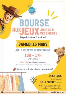 BOURSE Jeux/jouets/vêtements puériculture à adultes