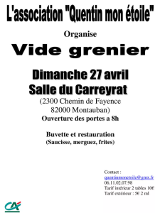 Vide-greniers - Montauban