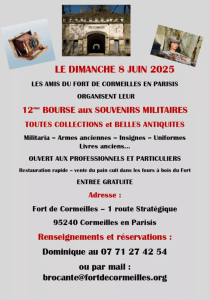 12ème BOURSE SOUVENIRS MILITAIRES, COLLECTIONS - Cormeilles-en-Parisis