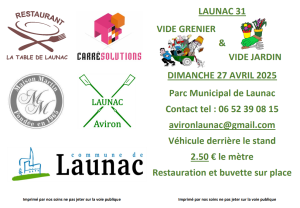 Vide jardin et Vide grenier - Launac