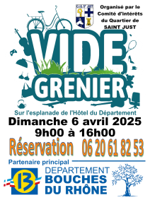 Vide greniers du Printemps à St Just