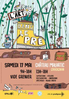 L'art dans le pré - vide grenier Gradignan 2025