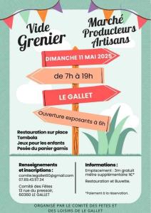 Vide grenier et marché de producteurs - Le Gallet