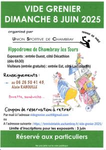 Vide grenier  ( Réservé aux Particulier )